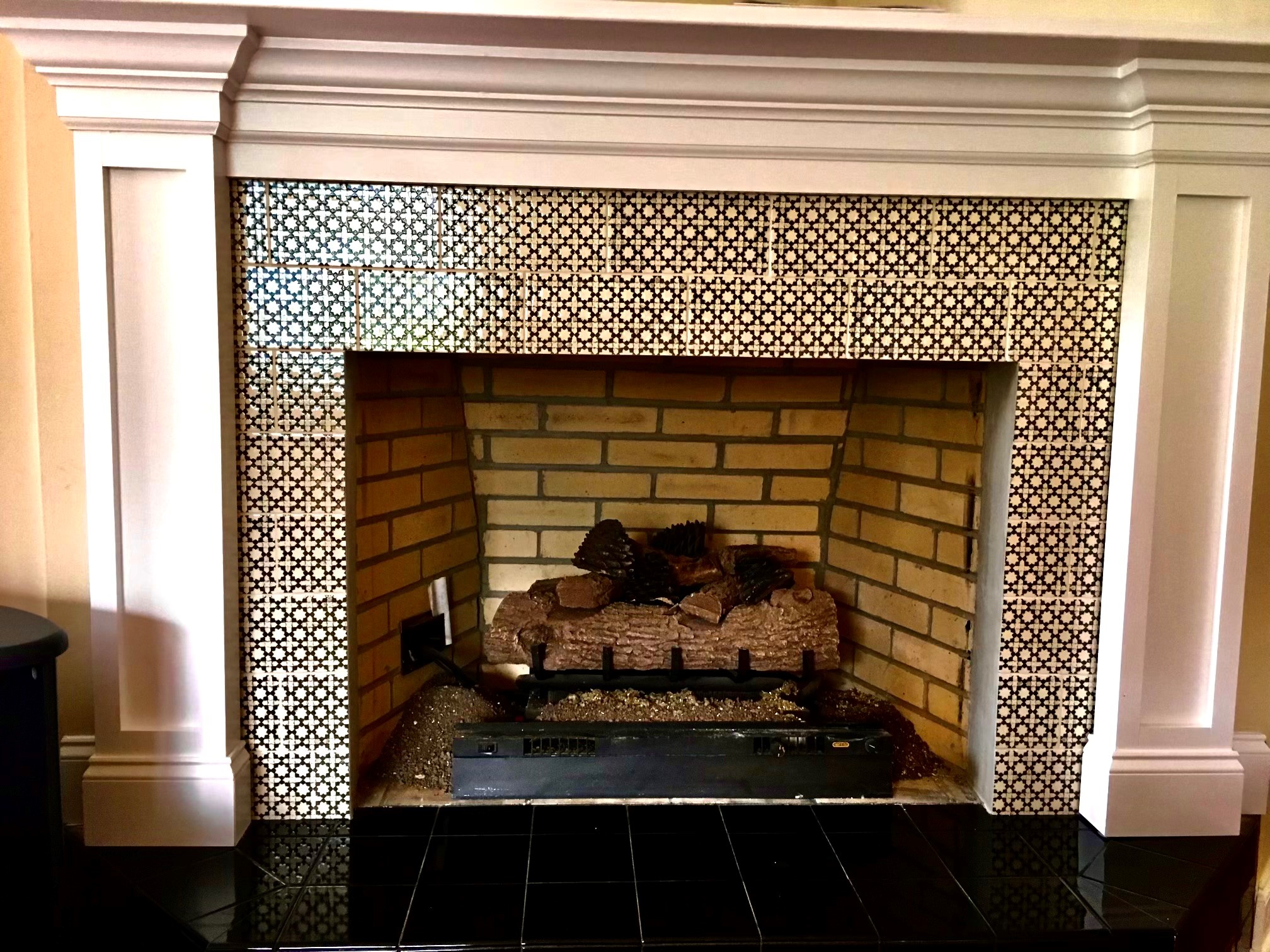 fireplace tile ideas