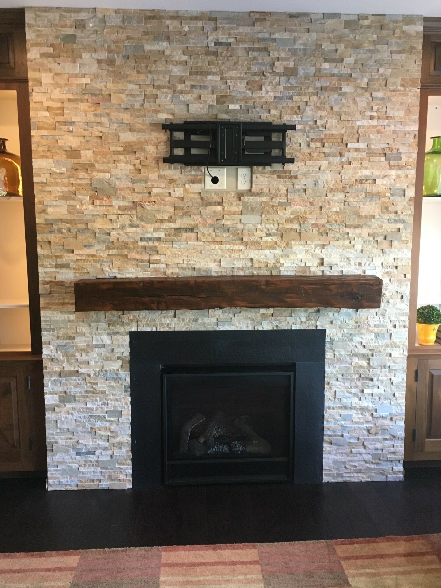 fireplace stone ideas