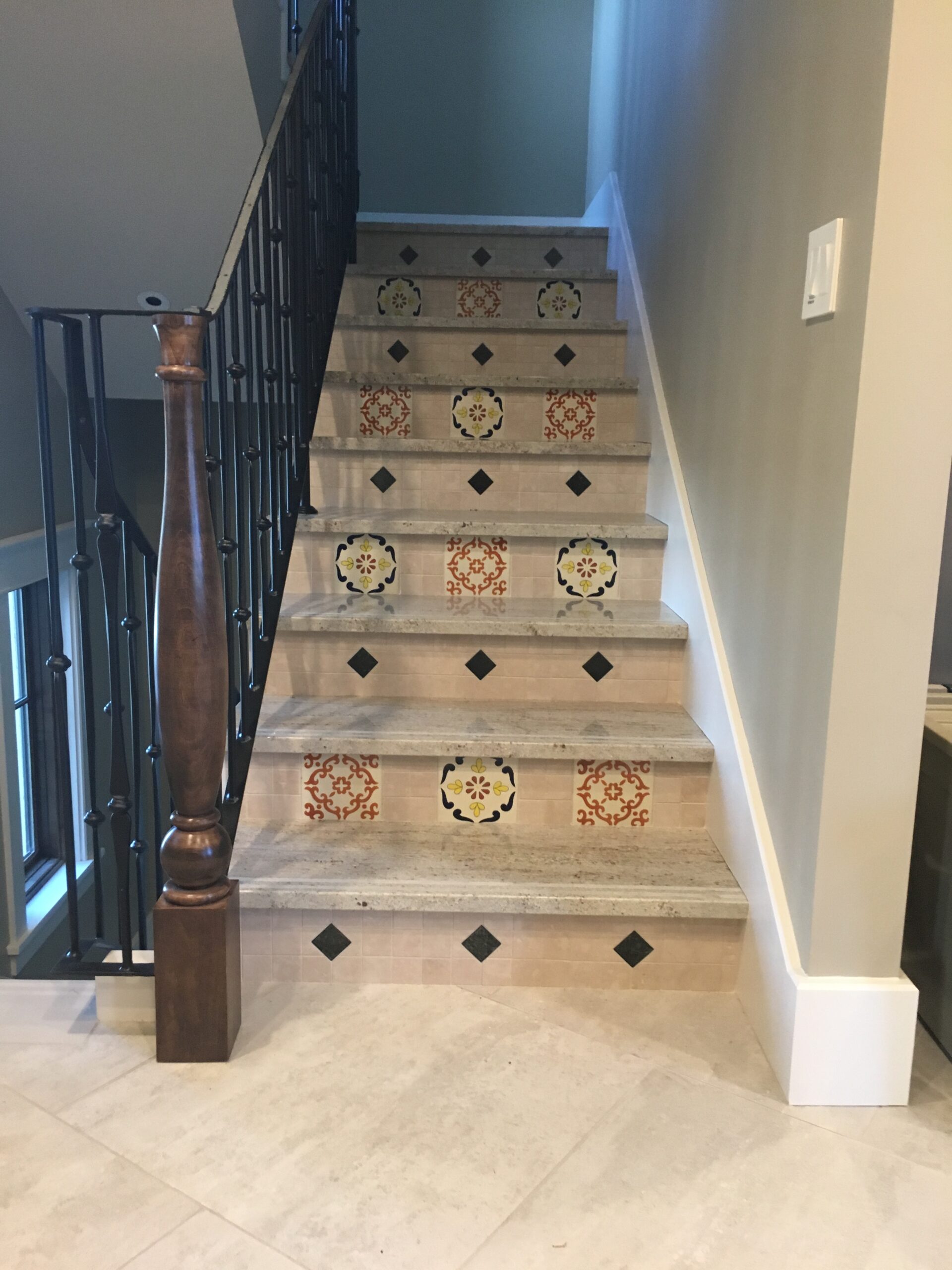 tile stairs ideas