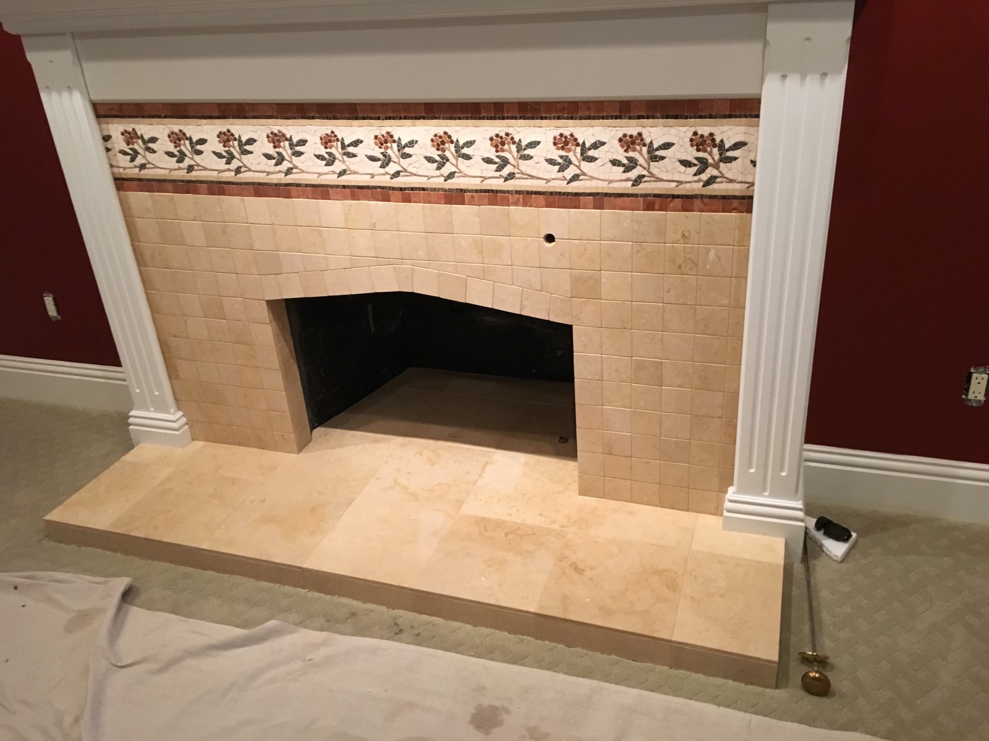 fireplace tile ideas